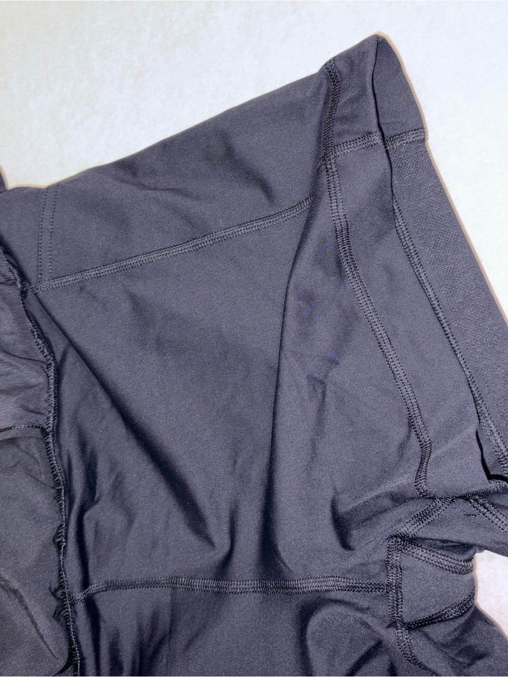 lululemon Hotty Hot High Rise Skir lining short skort Long Black Size 14 - Picture 5 of 9